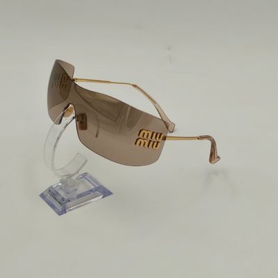 Miu Miu SMU B53S Designer dames zonnebril goudbruin