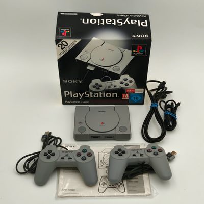 Sony Playstation 1 Mini HDMI Console +2 controllers met doos