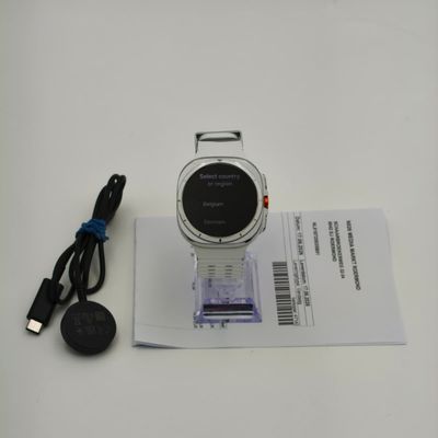 Samsung Galaxy Watch Ultra Titanium wit - Nieuwstaat + Bon