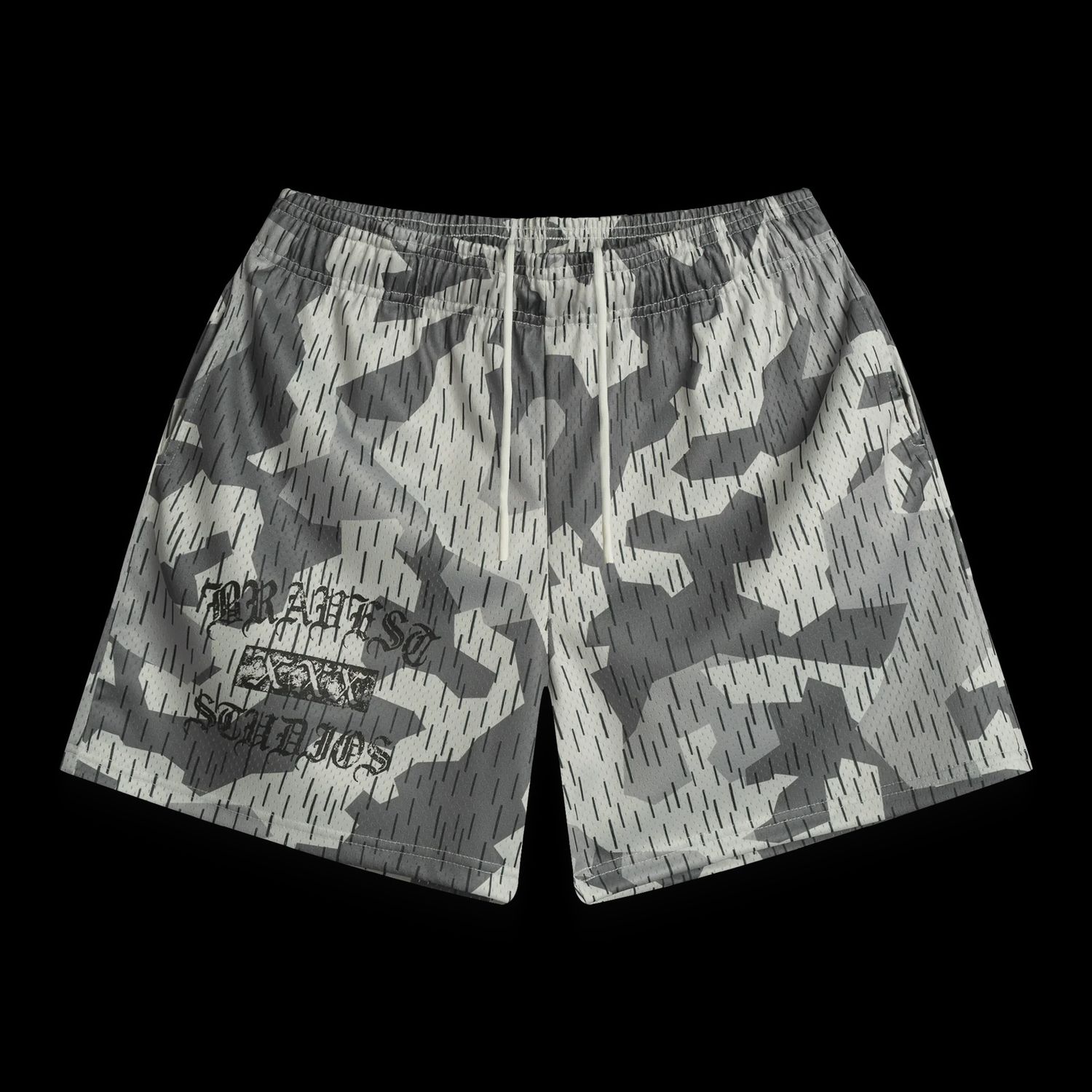 Bravest Grey Splinter Shorts
