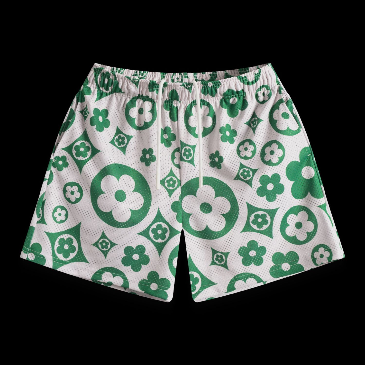 Bravest Cream Flower Shorts