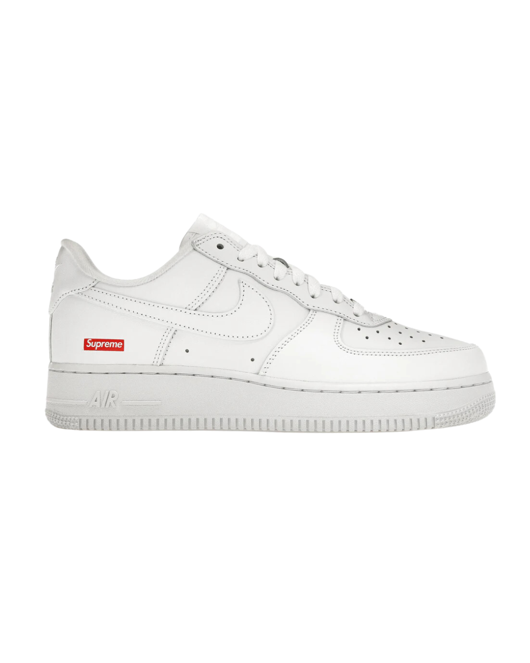 Nike Air Force 1 Low Supreme White, Size: 12M