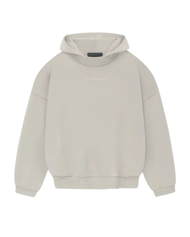 Fear of God Essentials Hoodie Silver Cloud