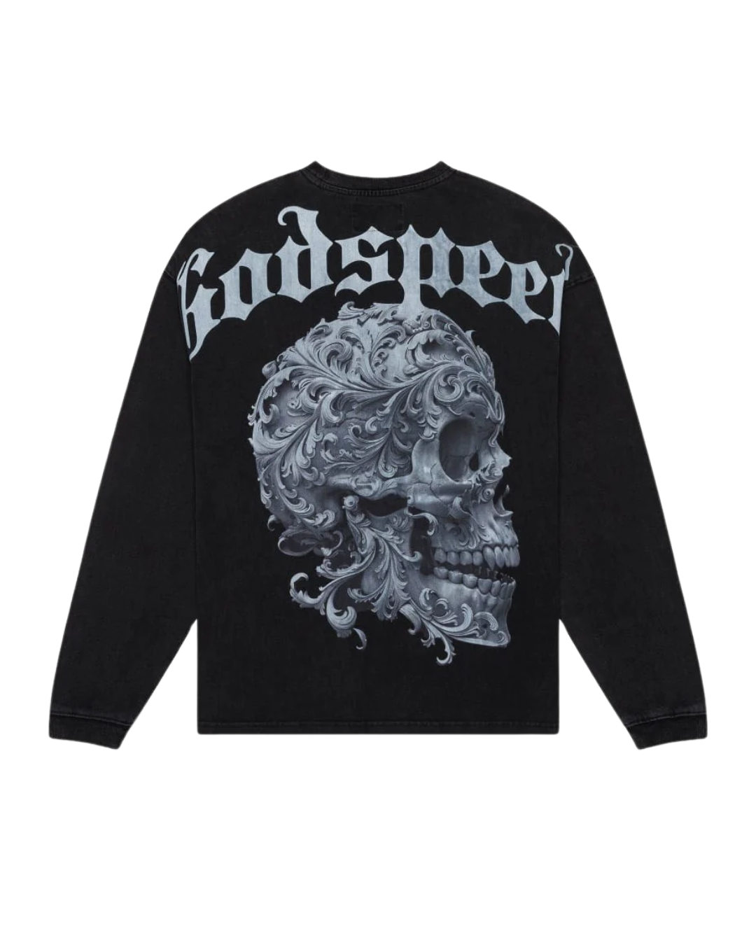 Godspeed Grail LS  T-Shirt (Grey Wash), Size: XL