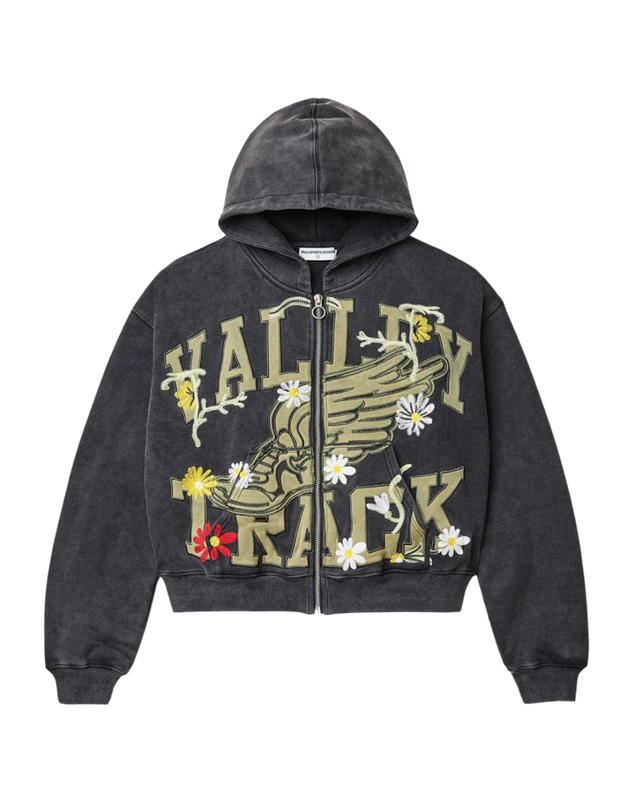 Vale Midnight Garden Zip-Up Hoodie
