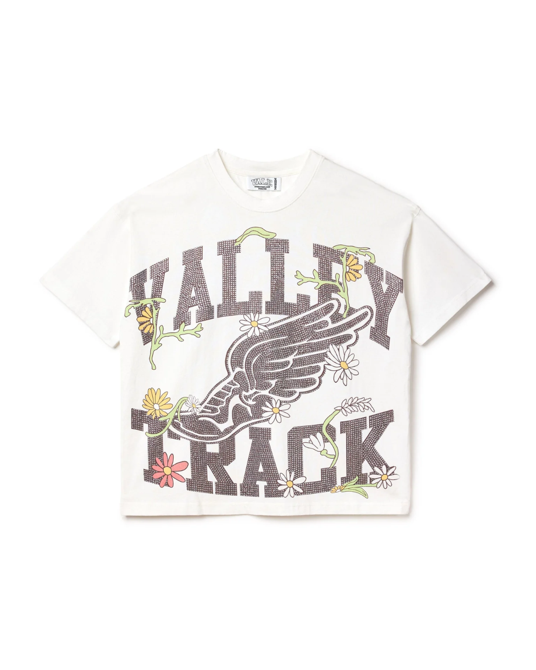 Vale White Bling Tee, Size: M