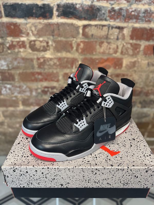Pre-owned Jordan 4 Retro Bred Reimagined