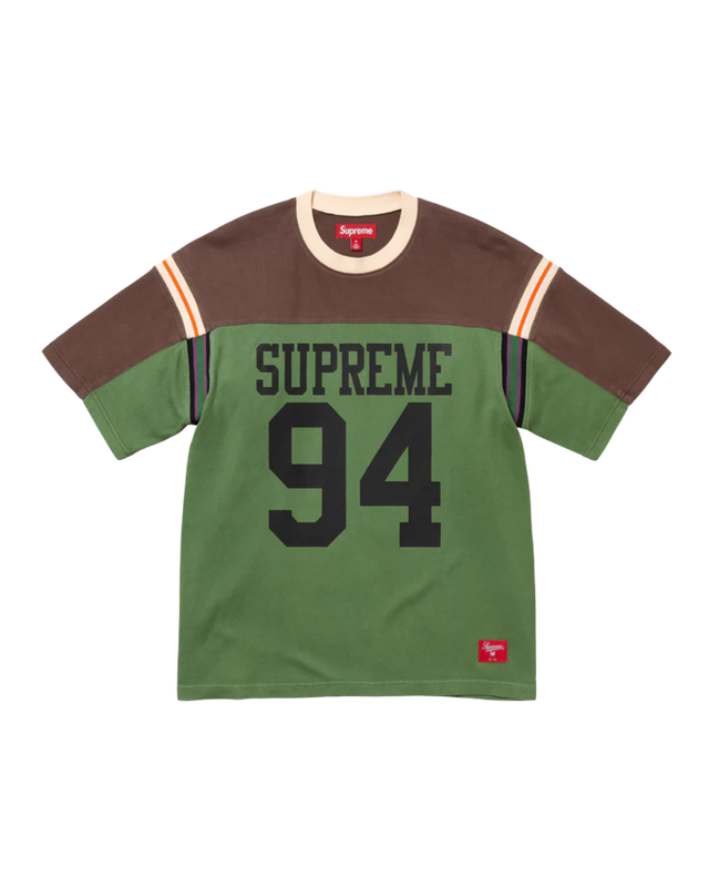 Supreme Split S/S Football Tee Green