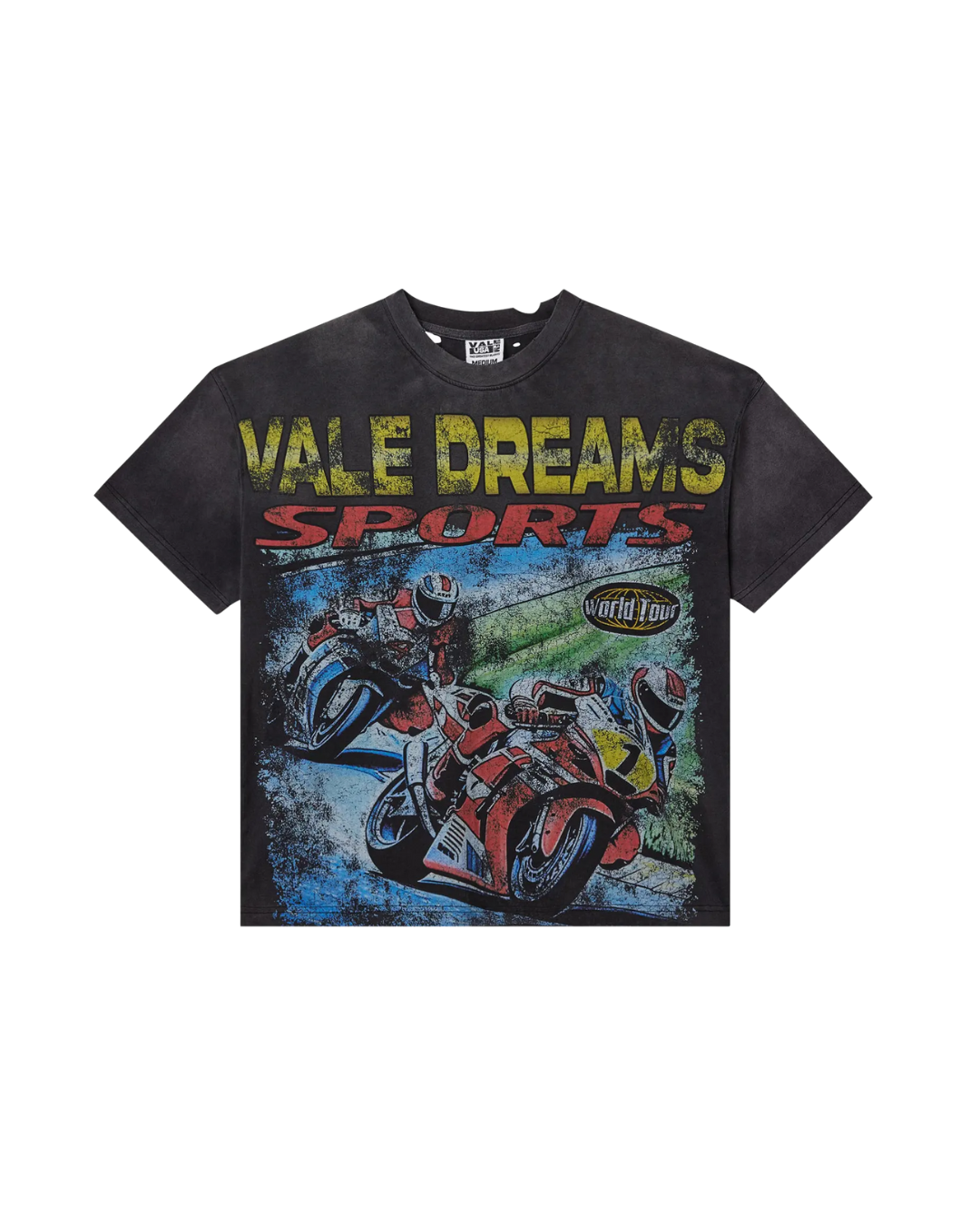 Vale Black Motocroxxx Tee, Size: S