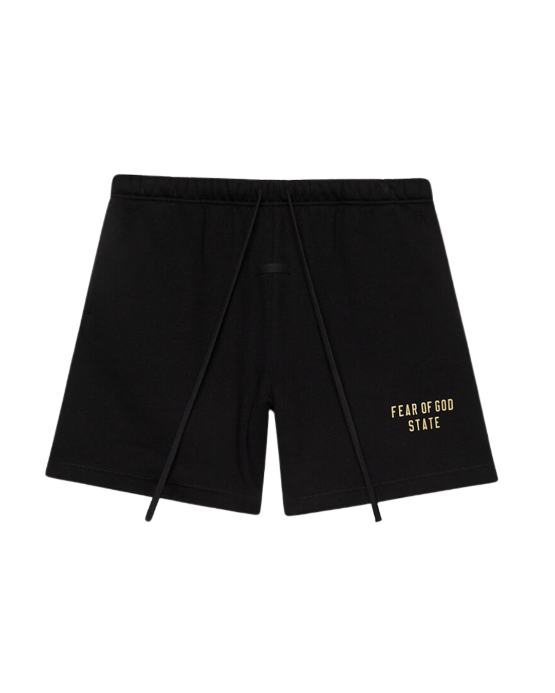 Fear of God Essentials Black Fleece Soccer Sweat Shorts