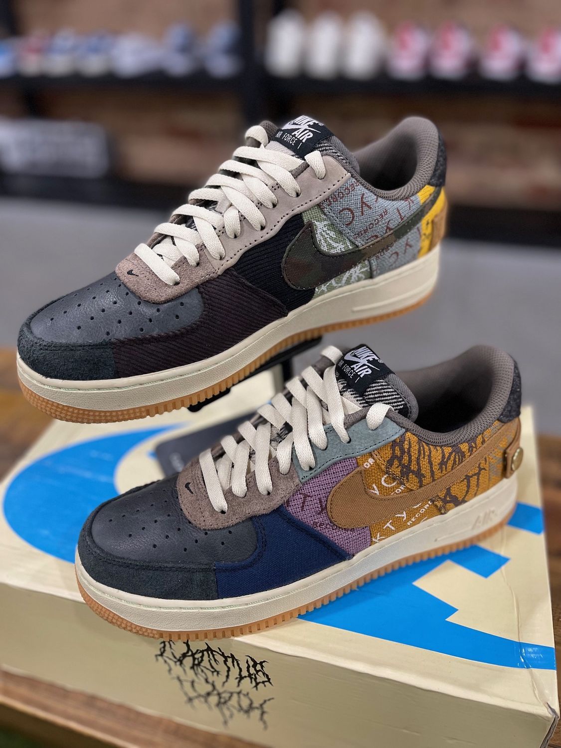 Preowned Nike Air Force 1 Low Travis Scott Cactus Jack