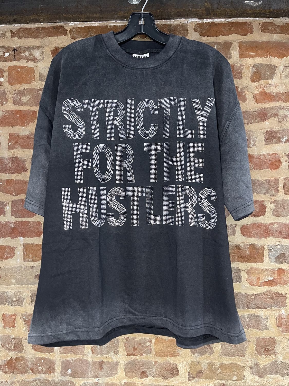 Rock Collection Strictly For the Hustler Tee Black