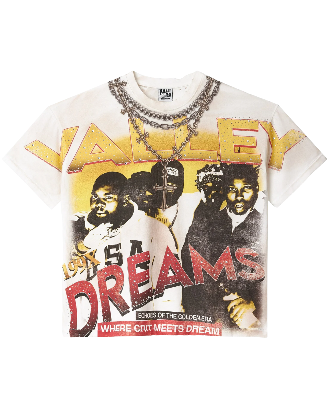 Valley White Chambers Bling Tee