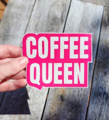 COFFEE QUEEN DECAL