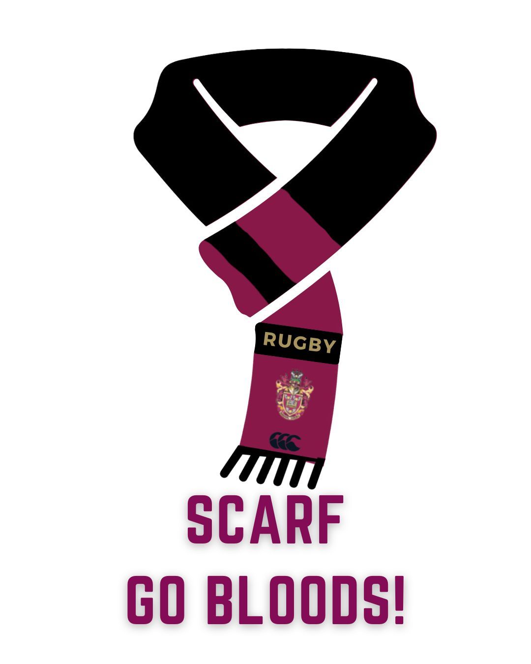 HAILEYBURY RUGBY SCARF