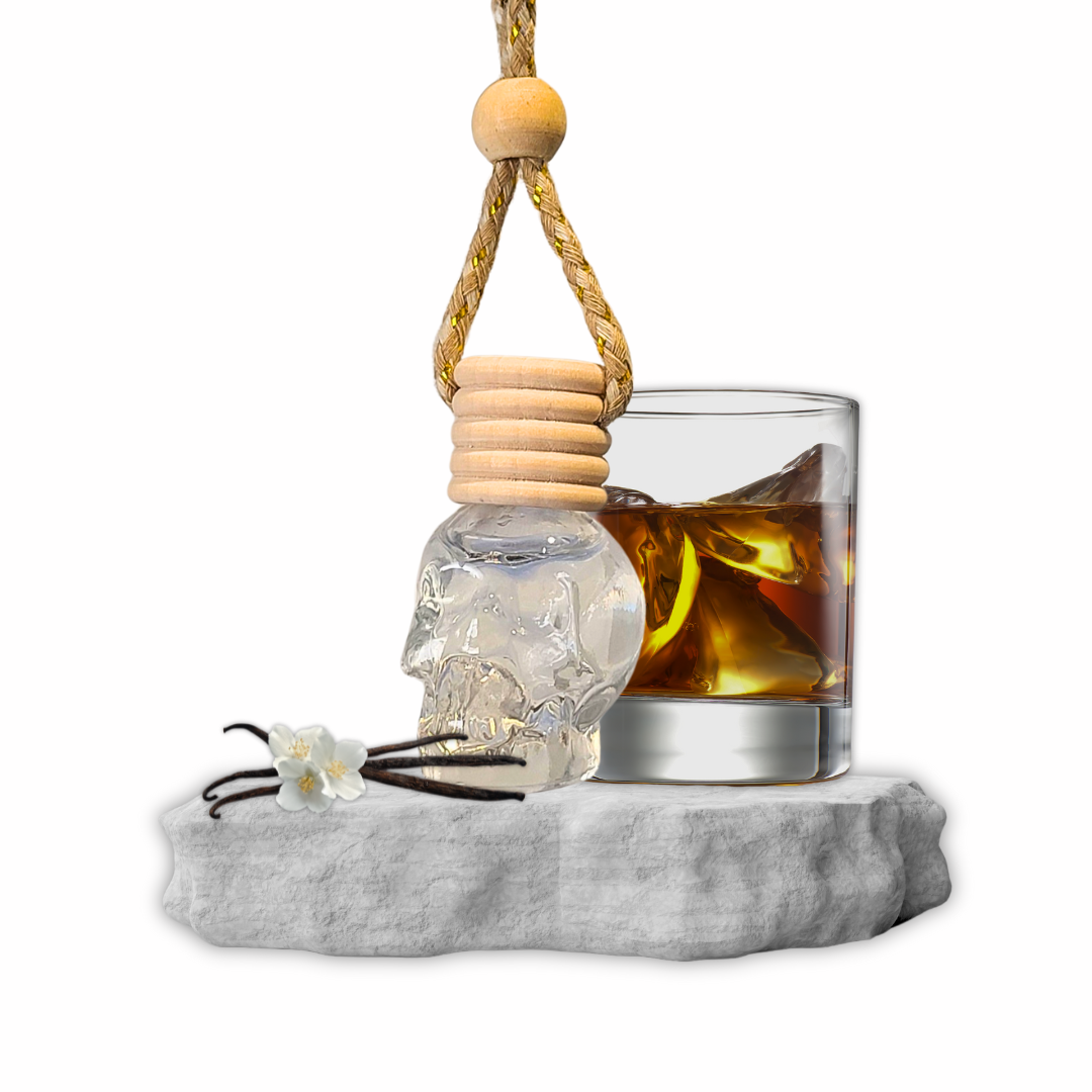 French Vanilla Bourbon Skull Hanging Diffuser