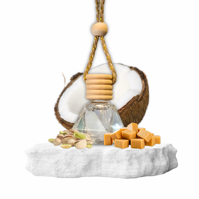Pistachio, Coconut &amp; Salted Caramel Geometric Hanging Diffuser