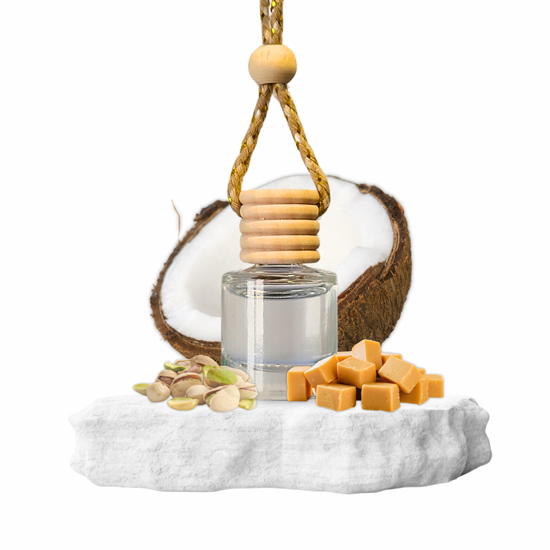 Pistachio, Coconut &amp; Salted Caramel Round Hanging Diffuser