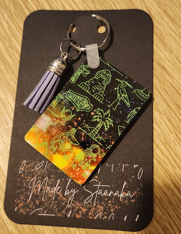 Egyptian Hieroglyphics Keychain