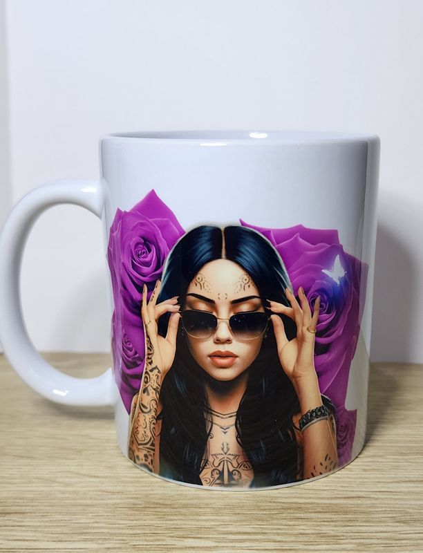 Purple Themed Mug - Seconds