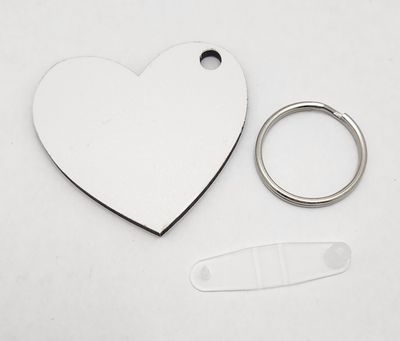 Sublimation Keychain Blank - Heart