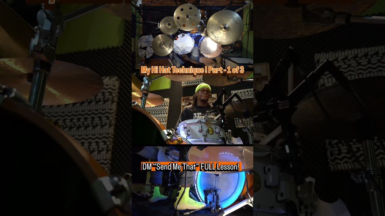 Real Gospel HI HAT Groove Techniques!! Parts 1&amp;2