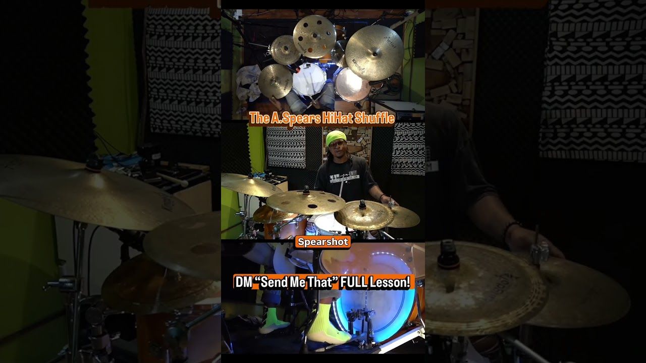 GROOVE Like AARON SPEARS Today!! HI HATs Part 3!