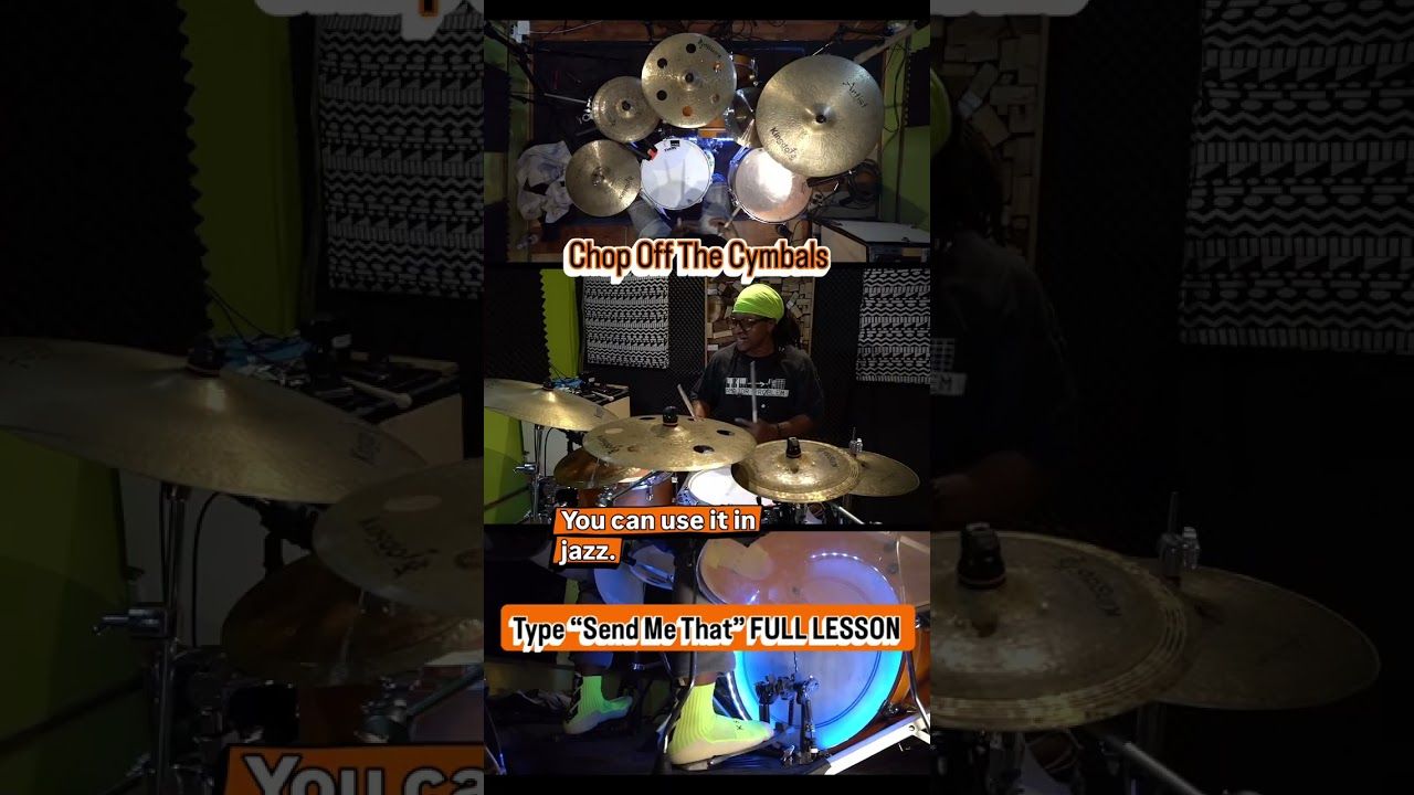 Crazy Chops From The Cymbals!!