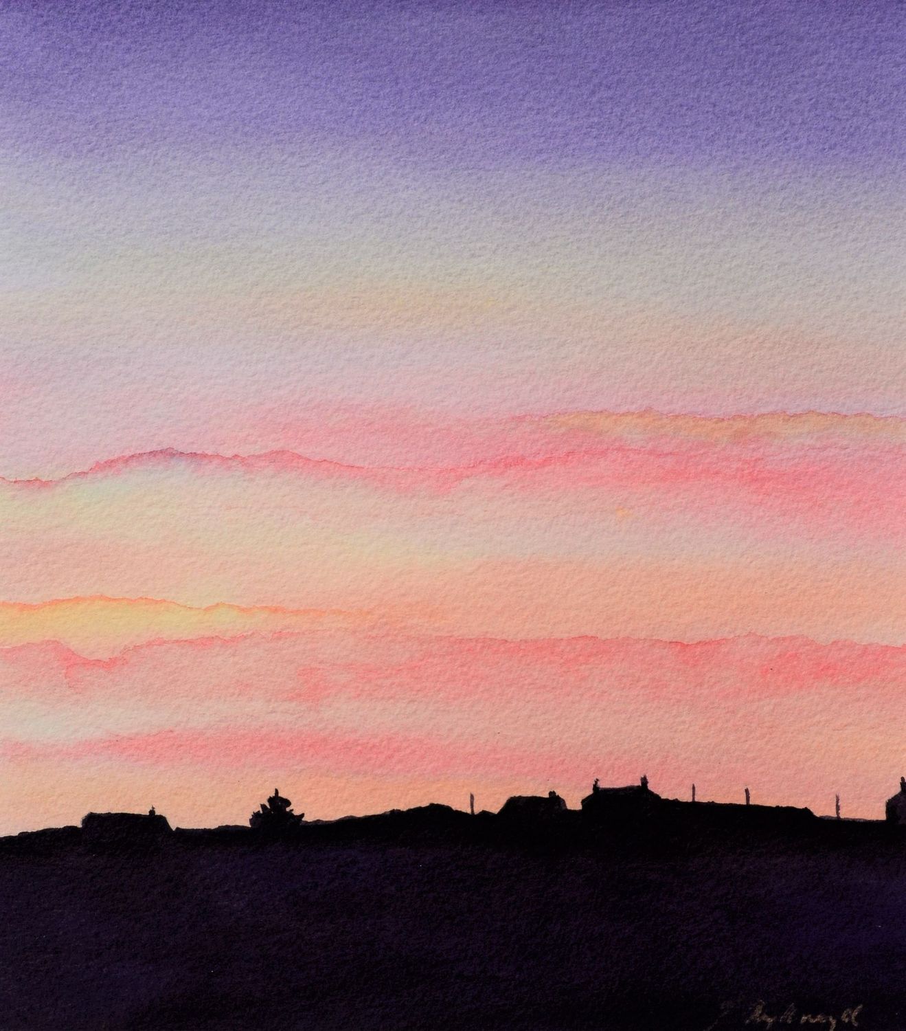 Spring sunset over Freswick