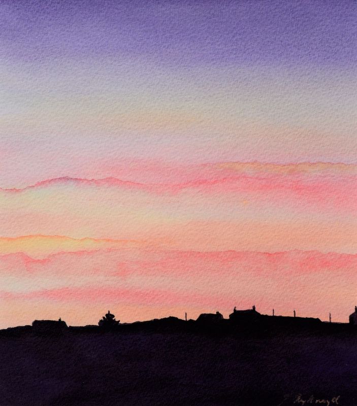 Spring sunset over Freswick