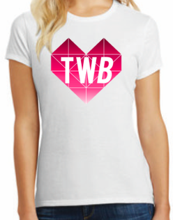 WOMEN'S TWB GEOMETRIC HEART T-SHIRT