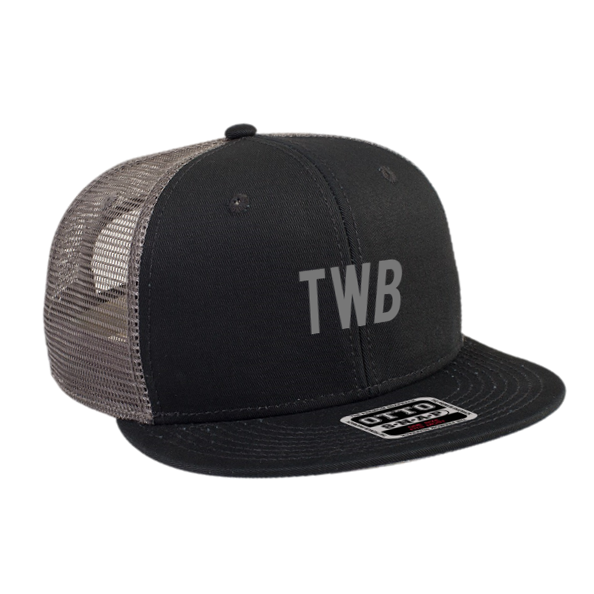 BLACK/GRAY TWB LOGO HAT