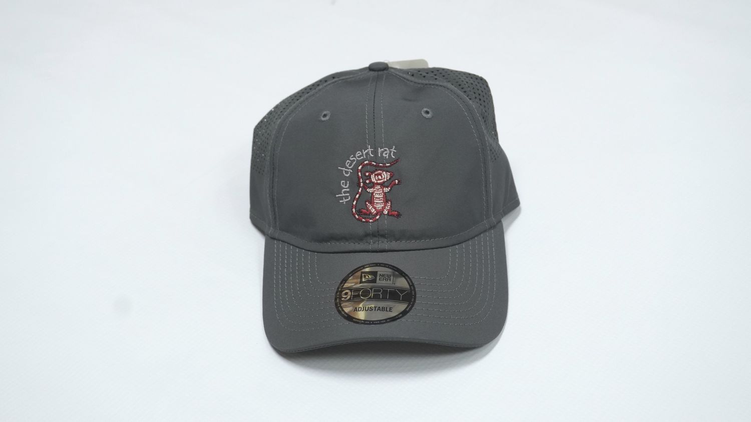 Desert Rat Charcoal Embroidered Cap
