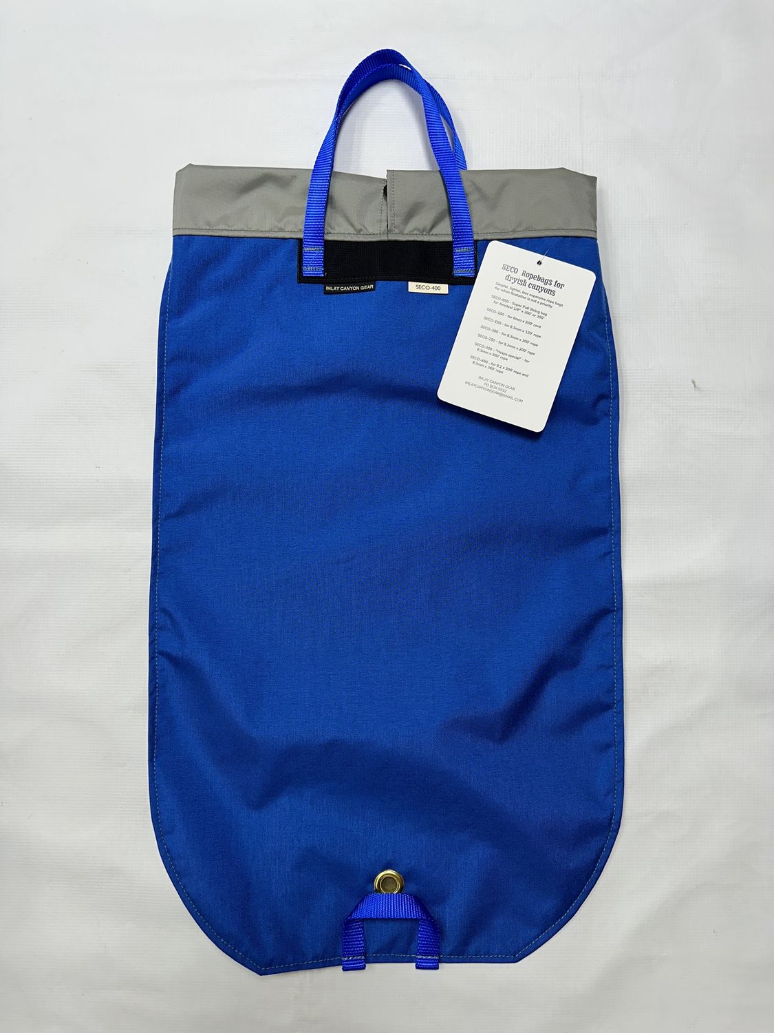 SECO-400 (9mm) Heaps Special Rope Bag, Color: Blue/Quicksand