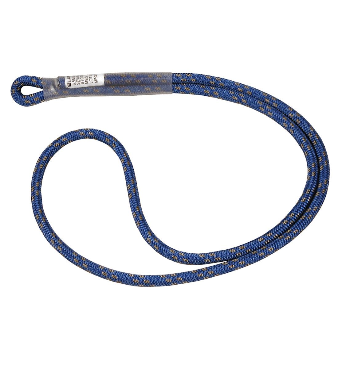 6.5mm x 11&quot; Sewn Prusik, Color: Blue