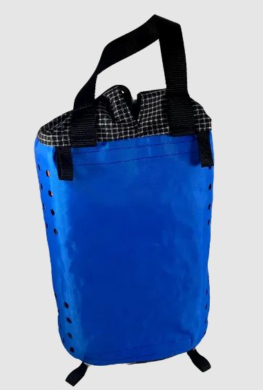 Small ECOPAK Ultralight Rope Bag, Color: Bright Blue