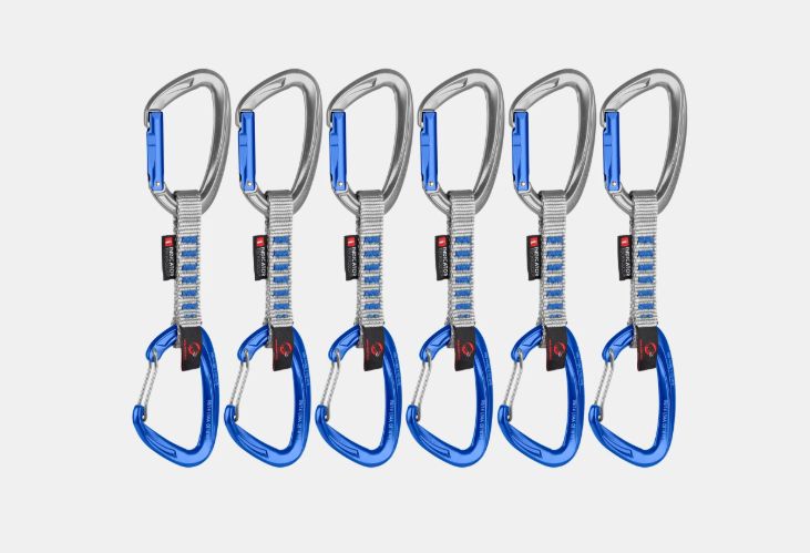 Crag Keylock Wire 10 cm Indicator 6-Pack Quickdraws