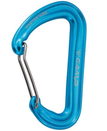 Photon Wire Carabiner, Color: Light Blue
