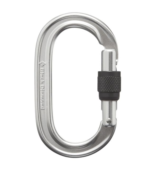 Oval Keylock Screwgate Carabiner