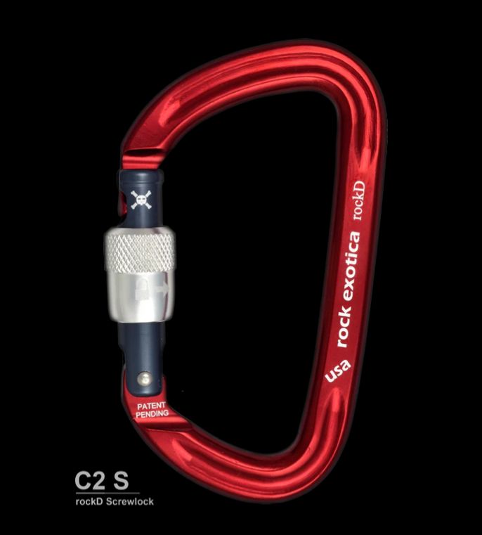 C2S rockD Screw-Lock Carabiner