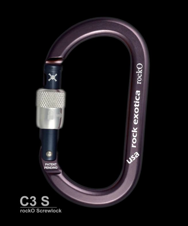 C3S rockO Screw-Lock Carabiner
