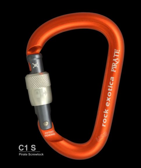 C1S Pirate Screw-Lock Carabiner