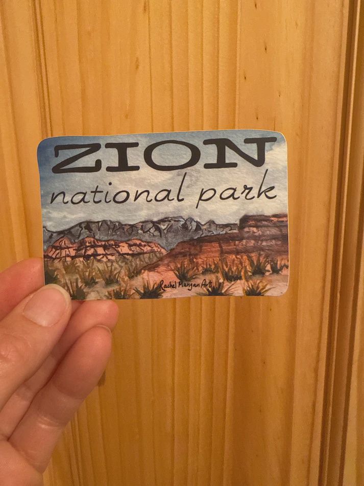 Zion West Temple sticker