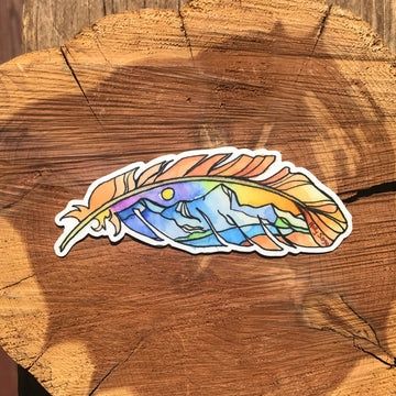 Sunset Mountain Feather