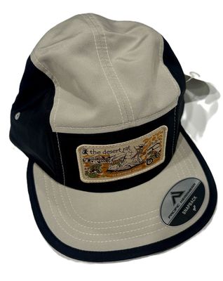Desert Rat Cap  Packable Camper BMEL Black/Silver