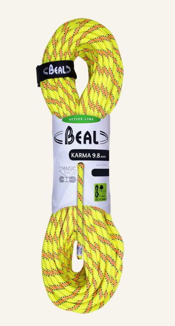Karma 9.8mm, 70m, Color: Yellow Classic