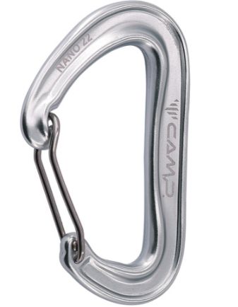 Nano 22 Carabiner, Color: Titanium