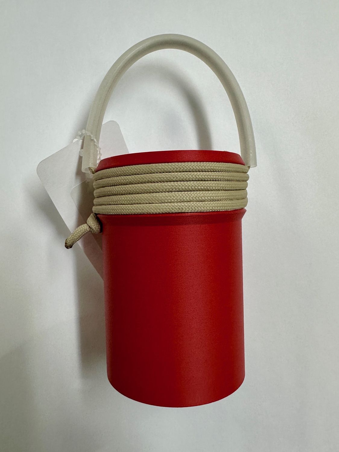 Crag Brush, Paracord Color: Tan, Sheath Color: Dusty Red