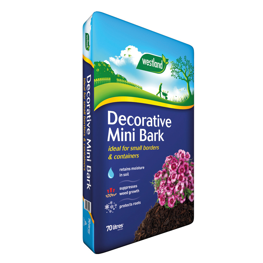 Decorative Mini Chipped Bark 60 Litre