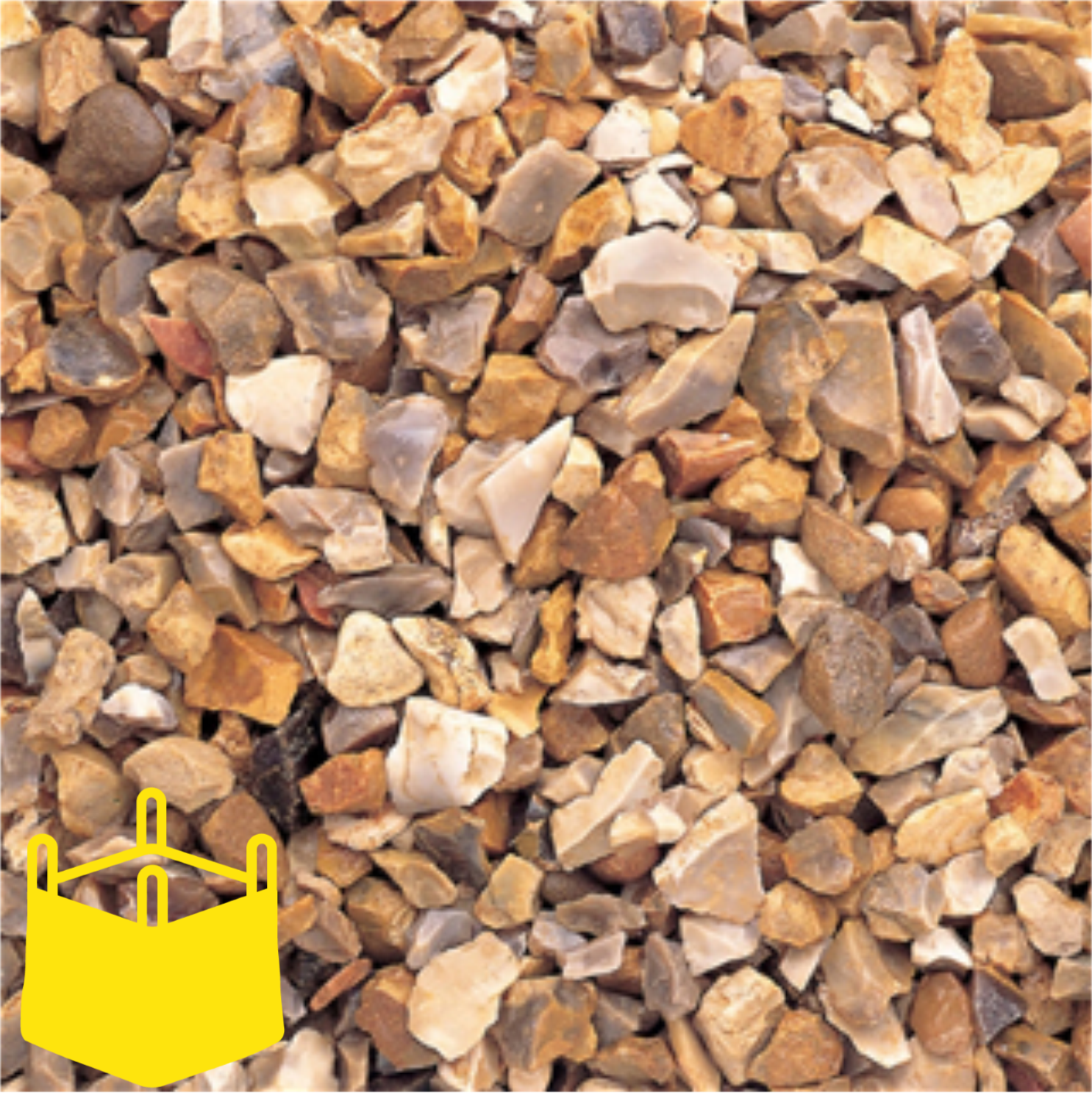 20mm Golden Flint Chippings